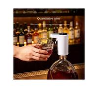 5 en 1 Aerador de Vino Dispensador de Whisky, Decanter de Licor, Regalo Ideal para Fiestas y Cumpleaños Recargable por USB-C Negro