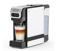 5 en 1 Máquina de Café en Cápsulas 19BAR para Lavazza MIO/Nespresso Original/Dolce Gusto cápsulas y Café Molido/ESE Pod, Máquinas Automáticas de Café Espresso en Cápsulas Pequeñas, 1L, 1450W