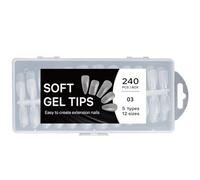 5 en 1 - Pegatinas artísticas de plástico ABS a presión para decoración de gel para fiestas y uso diario
