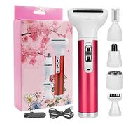5 en 1 Removedor de cabello eléctrico recargable Lady Shaver Nariz Cabello Trimmer Eyebrow Shaper Pierna Azapa Bikini Trimmer Mujeres Epilator