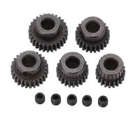 5 Engranajes de Motor 48DP con Orificio de Eje de 5 mm, 20 Dientes, 22 Dientes, 24 Dientes, 26 Dientes y 28 Dientes for camión RC Mon-ster 1/10