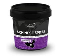 5 Especias Chinas Bembo 120 g - Mezcla de Cinco Especias Chinas - Condimento Asiático Intenso y Aromático - Ideal para Cerdo, Costillas, Pollo, Pato y Carnes - Cocina China