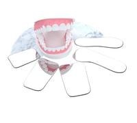 5 espejos de fotografía dental, espejos orales de vidrio de alta reflectividad de doble cara para fotografía intraoral y ortodoncia