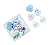 5 esponjas de polvo para dedos pequeños, accesorios cosméticos para mezclar y corrector, herramienta de maquillaje triangular