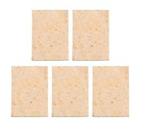 5 esponjas de soldadura resistentes a altas temperaturas, limpiador de hierro para estación de punta de hierro electrónica