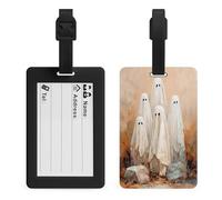 5 etiquetas estéticas vintage de fantasmas altos para equipaje, bolsa de viaje, maleta, equipaje