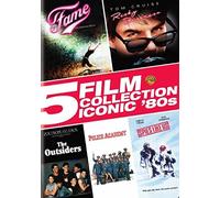5 Film Collection: Iconic '80s (Spies Like Us / Fame / The Outsiders / Police Academy / Risky Business)