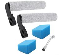 5 filtros de cepillo de rodillo de repuesto para aspiradora inalámbrica JONR S20 Pro, para cepillo de rodillo de esponja, con 2 cepillos de rodillo, 2 filtros, 1 cepillo de limpieza