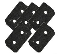 5 filtros de espuma de 22,8 x 12,8 mm para Bosch para Siemens 12007650, filtro de base para secadoras, lavadora, secadora, bomba de calor, serie 4, serie 8, profesional en el hogar