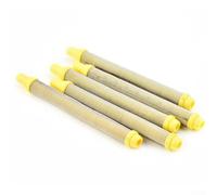 5 filtros de herramientas de pulverización sin aire de malla 100, filtros de material de acero inoxidable 304 para spray Wagner, reduce el tapón de la punta para capa base y esmalte