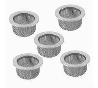 5 filtros de pantalla para ahumador, filtro de pantalla para barbacoa, doble lavable, de malla inoxidable, para barbacoa al aire libre, reunión, campamento