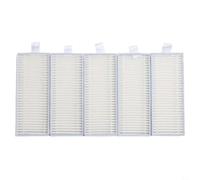 5 filtros de repuesto para aspiradora EZVIZ RE4, RE4 Plus, RE5, RE5 Plus, filtración eficaz de polvo para el hogar con mascotas y niños, color blanco