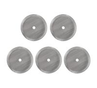 5 filtros de repuesto para prensa francesa, filtro para cafetera, filtro de café a presión, filtro de malla de café de acero inoxidable, reutilizable para prensa francesa.