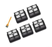 5 filtros HEPA, para Dreame, H12, Pro, H12 Pro, FlexReach, Dual Ultra H13, Pro H15 Mix para G10 para MOVA M10, piezas de aspiradora en seco y húmedo con cepillo de limpieza incluido