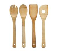 5 FIVE 76337 Utensilios de Cocina de Bamboo, 4 Unidades, Beige