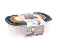 JJA Juego de fiambreras 5 Five Modelo Colors, Conjunto 6 cajas decorativas