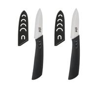 5 FIVE 76324 Cuchillo Cerámico, 2 Unidades, Plateado, 18 Cm