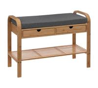 5five - Banco Zapatero jano de bambú con cajones