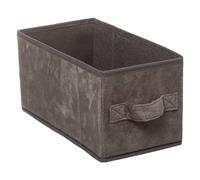 5 five simply smart 5five - cesta de terciopelo mix n modul 15x31cm gris antracita