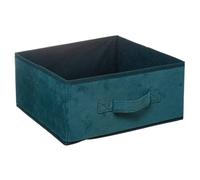 5 five simply smart 5five - cesta de terciopelo mix n modul 31x15cm azul