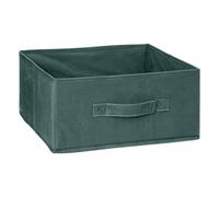 5 five simply smart 5five - cesta de terciopelo verde caqui mix n modul 31x15cm