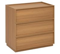 5 five simply smart 5five - cómoda framy 3 cajones, Madera Oscura