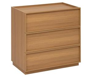 5 five simply smart 5five - cómoda framy 3 cajones, Madera Oscura