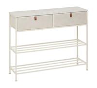 5 five simply smart 5five - Consola tissa de 2 cajones con Zapatero Beige