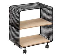 5five - Estante rodante 2 Espacios Negro