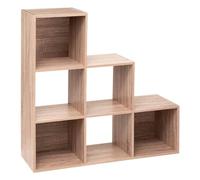 5five - estantería Escalera Mix n modul Efecto Roble Natural, 6 Compartimentos