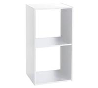 5 five simply smart 5five - Estantería Modular Mix'n'Modul, Blanca - 2 Compartimentos, 35 x 32 x 68 cm - Mueble de almacenaje para salón, Dormitorio y Oficina