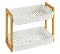 5five - Estante de bambú Blanco naturéo 27x20,5cm