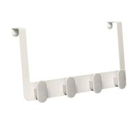5 five simply smart 5Five - Gancho metálico para Colgar en la Puerta LINY Beige - 4 Ganchos - 35 x 8 x 20 cm - Accesorio para el hogar, Uso Diario