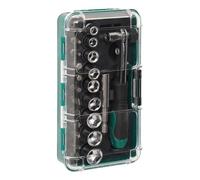 5 five simply smart 5five - Kit de Destornilladores con Clip de 23 Piezas Verde