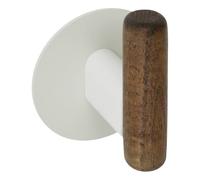 5 five simply smart 5five - Lote de 2 Ganchos Adhesivos Cassie Beige y Madera