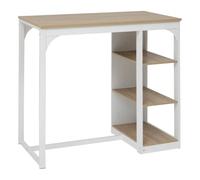 5 five simply smart 5five - Mesa de bar de 2 plazas de madera y blanco eat up