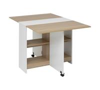 5 five simply smart 5five - Mesa plegable de 4 plazas de madera y blanco eat up
