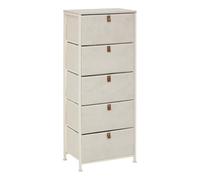 5 five simply smart 5five - Mueble Alto tissa Beige, 5 cajones