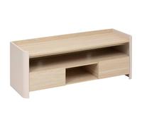5 five simply smart 5five - Mueble TV Redondo Blanco Marfil y Madera