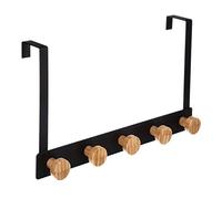 5five - percha de 5 cabezas de metal negro y bambú