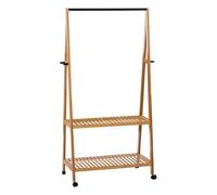 5 five simply smart 5five - perchero individual con ruedas de bambú