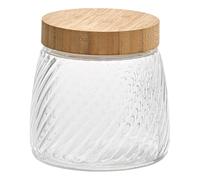 5 five simply smart 5five Striva - Bote redondo transparente (0,9 L)
