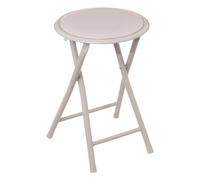 5 five simply smart 5five - Taburete Plegable Beige - 30 x 45 cm, Compacto y Ligero - para el hogar, la Cocina y la Oficina