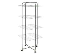 5 five simply smart 5five - Tendedero Plegable Mojave de Acero de 40 Metros con Ruedas y Soporte para Perchas - para Uso en Interiores y lavandería