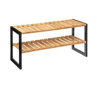 5 five simply smart 5five - Zapatero apilable para 6 Pares - Bambú, 2 Niveles, 70 cm - para recibidor, Armario, vestidor