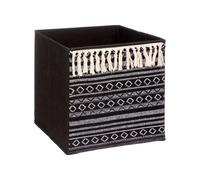 5 five simply smart cesta de tela 31x31cm mix n modul borlas blancas y