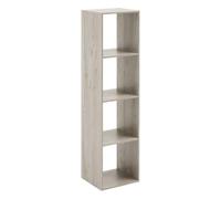 5 five simply smart Estante de 4 Compartimentos Top Mix Gris