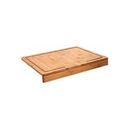 5 five simply smart JJ351 Tabla de Cortar de bambú, Madera, L. 45 x P. 34,3 x H. 5 cm