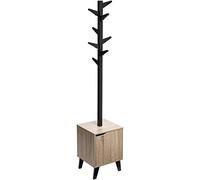 5five Perchero Ceda – Efecto roble natural – Negro