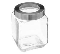 5 five simply smart Tarro de cristal tapa contorno acero 12L Miro